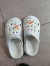 沂歆洞洞鞋女2026夏季新款拖鞋外穿軟底夏季室內外兩穿透氣防滑包頭 白色奶酪洞洞鞋【38-39】 曬單實(shí)拍圖