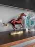匯品簡全銅馬擺件客廳馬到成功辦公室家居裝飾品紅色生肖馬開業(yè)禮物 馬到成功小號棗紅色 曬單實(shí)拍圖