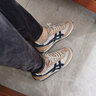 Onitsuka Tiger鬼塚虎運(yùn)動(dòng)休閑鞋男女鞋子復(fù)古慢跑鞋EDR 78 1183C263 淺棕色/深藍(lán)色 37.5 曬單實(shí)拍圖