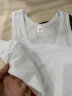 浪莎（LangSha）浪莎男士无袖背心纯棉夏季汗衫跨栏工字健身运动打底衫上衣 白色 L/170 实拍图