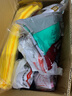 杜邦TychemC級連體防化服耐酸堿工作服化學(xué)品?；坊嶒灧雷o 半面罩套裝（綜合型防護） XXL 曬單實拍圖