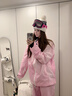 ISEEMIGGA【滿鉆黑武士】新款滑雪服女款3L寬松雪服套裝男裝備防水防風(fēng)雪服 粉色滿鉆-套裝 XL 曬單實(shí)拍圖