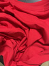 真維斯（JEANSWEST）短袖t恤夏季汗衫純棉體恤衫男女同款青少年學(xué)生大碼上衣情侶T恤衫 紅（游戲結束白） 2XL 曬單實(shí)拍圖
