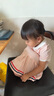 精典泰迪女童連衣裙兒童裙子中小童裝夏季新款短袖裙子POLO衫兒童節(jié)禮物 棒球女孩粉色 110 曬單實(shí)拍圖