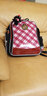 UnMeunme兒童書(shū)包 小學(xué)生男初中女書(shū)包雙肩背包一年級書(shū)包男女 1-3年級 3285紅格 小掛件+腰扣 曬單實(shí)拍圖