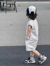 迪士尼男童裝無袖夏季套裝潮寶寶夏裝背心短褲兩件套1一2-3-4歲男孩韓系 白色 110 建議100-110cm4-5歲cm 曬單實(shí)拍圖
