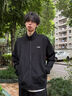 李寧外套男士春秋季新款運動(dòng)衛衣休閑百搭立領(lǐng)開(kāi)衫夾克戶(hù)外跑步男裝 春秋款-黑色立領(lǐng)外套【棉質(zhì)面料】 2XL （建議160-180斤） 曬單實(shí)拍圖