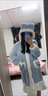 莫貝海（mobeihai）艾莎公主睡袍女秋冬季珊瑚絨加厚加絨睡衣睡裙可愛(ài)保暖浴袍可外穿 愛(ài)莎睡袍+褲子 XL (建議130-170斤） 曬單實(shí)拍圖