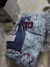 鴨鴨鴨鴨兒童羽絨服2024新款寬松保暖加厚寬松短童裝外套 藍色 130 曬單實(shí)拍圖