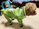 嬉皮狗（hipidog）狗狗雨衣夏季衣服寵物狗夏天泰迪比熊小型犬動(dòng)物造型牽引出行雨衣 青蛙蒂安綠 2XL 建議體重16-20斤 曬單實(shí)拍圖