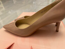 73Hours劉亦菲熱巴同款女鞋Brittany職業(yè)高跟鞋婚鞋淺口單鞋女軟底舒適 曬單實(shí)拍圖
