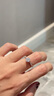 舒弗(LACHOUFFE)微鑲高端莫桑鉆戒指女碎鉆婚戒結(jié)婚求婚情侶對(duì)戒生日禮物送女友 碎鉆戒指 50分莫桑鉆(帶證書(shū)) 開(kāi)口 可調(diào)節(jié) 曬單實(shí)拍圖
