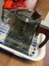 高茗（gaoming） 高茗 玻璃茶壺泡茶耐高溫觀(guān)山茶水分離帶過(guò)濾茶壺辦公室茶具套裝 七字壺+紅鈕杯【2只】 曬單實(shí)拍圖