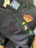 齊齊熊（ciciibear）男童牛仔褲春季新款兒童休閑褲寶寶束腳褲子 月蝕藍 120 cm 曬單實(shí)拍圖