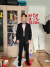 報(bào)喜鳥領(lǐng)結(jié)男【優(yōu)選】時(shí)尚正裝結(jié)婚紅色愛心男士領(lǐng)結(jié)桑蠶絲婚慶配飾 紅色 00 曬單實(shí)拍圖
