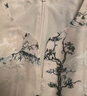 德瑪納【清揚(yáng)婉兮】夏國(guó)風(fēng)新中式V領(lǐng)仿絲棉印花旗袍裙花苞袖收腰連衣裙 曬單實(shí)拍圖