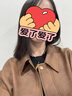 Olrain歐芮兒高腰牛仔褲女冬季新款通勤顯瘦百搭寬松長(cháng)褲 安可拉紅 L 曬單實(shí)拍圖