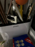 意可可（ecoco） 筷子筒壁挂式创意筷子架家用沥水挂式塑料筷子笼 筷子筒-不带毛巾杆挂钩（黑色） 实拍图