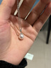 joyself海水Akoya珍珠項鏈女18K金睫毛款天然鉆石吊墜鎖骨頸鏈 akoya珍珠（含銀鏈）8.5-9mm 曬單實(shí)拍圖