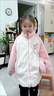 諾佳微淇冬裝女童外套秋冬款2024新款女孩大童加絨加厚兒童衣服冬季毛毛衣 粉色+包包 140碼 曬單實拍圖