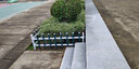 千惠美 pvc塑鋼護欄圍欄柵欄庭院草坪白色菜幼兒園綠化戶(hù)外塑料花園圍欄 60cm高墨綠色1米單價(jià) 曬單實(shí)拍圖
