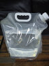 JAJALIN 户外野营手提水袋JX08折叠水桶 PE便携塑料水袋 白色5L 实拍图