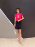 達(dá)芙妮（DAPHNE）瑪麗珍鞋粗跟包頭涼鞋女夏季2025中空單鞋女士高跟涼鞋法式包跟 米白色(跟高4.8厘米) 37 (235mm) 標(biāo)準(zhǔn)碼 曬單實拍圖
