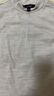 ELAND衣戀長袖T恤女中短修身薄款顯瘦純色柔軟打底衫 燕麥色(33)OATMEAL S 160 曬單實拍圖