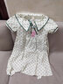 妙奕嘉兒童連衣裙裙子夏季2025新款洋氣女童裝學(xué)院風(fēng)碎花裙小女孩公主裙 米白色愛(ài)心印花連衣裙 120 【建議身高105-115cm左右】 曬單實(shí)拍圖