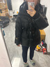 高梵黑金鵝絨服先鋒3.0五格收腰短款厚外套官方品牌女士羽絨服 黑色 M 【160】 曬單實拍圖