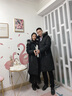 杰遜斯情侶羽絨服男女情侶裝時(shí)尚大毛領(lǐng)冬季加厚中長(zhǎng)款外套男冬裝衣服潮 5009-Y901黑色（單件） S 曬單實(shí)拍圖