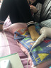 北極絨（Bejirog）童裝兒童褲子秋冬裝女童打底褲加絨束腳中大童純棉長褲保暖褲外穿 加絨女童條紋打底褲 黑色 身高160CM 曬單實(shí)拍圖