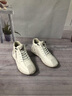 公羊馬丁靴女2026新款百搭真皮軟底運動(dòng)女鞋休閑高幫鞋子女士小白潮鞋 白色 單層 40 運動(dòng)鞋碼 曬單實(shí)拍圖