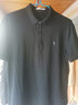 與狼共舞【純棉】翻領(lǐng)短袖T恤男2026夏季新款商務(wù)休閑透氣純色Polo衫6762 黑色001 L (175) 曬單實(shí)拍圖