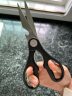德世朗（DESLON） 厨房剪刀家用多功能不锈钢强力鸡骨剪刀夹核桃刮鱼鳞开瓶盖剪子 实拍图
