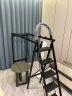 肯泰（KENTAI） 家用梯子多功能折叠人字梯晾衣架铝合金加厚楼梯五步工程梯Q6-H5 实拍图