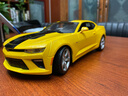美馳圖（Maisto） 1:18雪佛蘭2016款Camaro科邁羅大黃蜂跑車(chē)汽車(chē)模型合金 黃色 曬單實(shí)拍圖