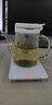 邦田白色透明茶壺全玻璃內膽過(guò)濾飄逸杯家用泡茶壺一鍵全過(guò)濾辦公室簡(jiǎn)易泡茶壺可控茶水濃度 長(cháng)嘴550茶壺 曬單實(shí)拍圖