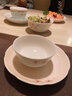 億嘉陶瓷碗具套裝餐具碗碟盤套裝歐式米飯碗湯碗面碗家用飯碗拉面碗 路易4.5英寸飯碗10只裝 曬單實(shí)拍圖