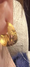 中鑫珠寶黃金耳環(huán)女滿天星足金999.9金耳環(huán)圓形磨砂520送媽媽金耳釘 滿天星耳環(huán)一對 【現(xiàn)貨】4.57g 曬單實拍圖