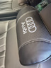 奧迪A4L/A5/A6L/A7/Q2L/Q3/Q5/Q7汽車(chē)頭枕真皮護頸枕記憶棉車(chē)用腰靠枕 奧迪【頭枕+腰靠】一套裝 尊貴黑 曬單實(shí)拍圖