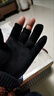 逐港 麂皮絨手套男士冬露指保暖開(kāi)車(chē)半指漏三指寫(xiě)字學(xué)生外賣(mài)騎行釣魚(yú) 黑色 曬單實(shí)拍圖