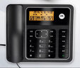 摩托羅拉（Motorola）CT330C 來(lái)電顯示有繩電話(huà)機橙色背光 語(yǔ)音報號免提通話(huà)鋼琴烤漆來(lái)電顯示家用辦公 黑色 曬單實(shí)拍圖