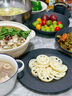 德國唯寶（Villeroy&Boch）【禮贈(zèng)推薦】匠心巖系列 進(jìn)口餐具 盤子 碗 扁碗 1人食餐瓷禮盒裝 1人食 黑色 4頭 曬單實(shí)拍圖