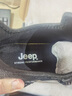 【黑科技防水鞋】Jeep（吉普）男鞋靴2022新品戶外緩震鞋子男防潑水休閑鞋百搭時(shí)尚運(yùn)動鞋 黑色 41(運(yùn)動鞋碼) 曬單實(shí)拍圖