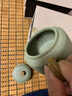 尊壺 宜興紫砂壺手工功夫茶具泡茶壺漢鐘壺原礦豆青泥180ml 漢鐘壺 180ml 曬單實拍圖