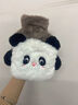 右客可愛(ài)毛絨注水熱水袋學(xué)生刺繡暖手寶暖水袋子加厚插袋保暖女生玩偶 小熊貓【造型熱水袋】 曬單實(shí)拍圖