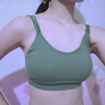 怡淑涵少女內(nèi)衣16-18美背文胸韓版女生學(xué)生初中高中生百搭打底吊帶背心 綠色+黑色 均碼 （75-130斤） 曬單實拍圖