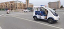 巴帝爾 電動巡邏車5-8座學校社區(qū)街道物業(yè)保安景區(qū)旅游治安巡邏車 顏色定制 曬單實拍圖