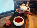 季慕家茶盤中式新款長方形吸水茶臺(tái)超吸收重竹高端瀝水排水茶盤托盤 方客-重竹黑晶茶盤(黑色) 曬單實(shí)拍圖